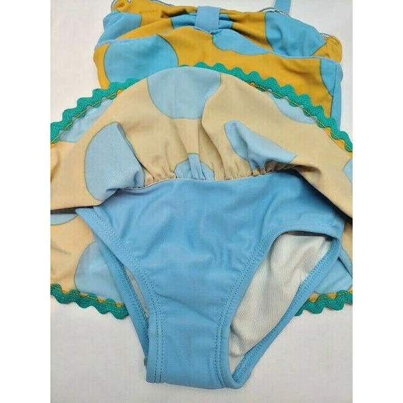NEW Matilda Jane Lil Dipper Polka Dot Halter Swimsuit Bathing Suit Size 2 2T - Picture 5 of 5